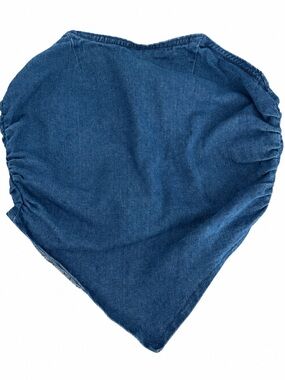 Denim Blue crop top